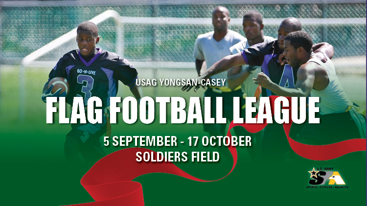 Flag Football League: 5 September - 17 October :: Camp Casey :: US Army MWR